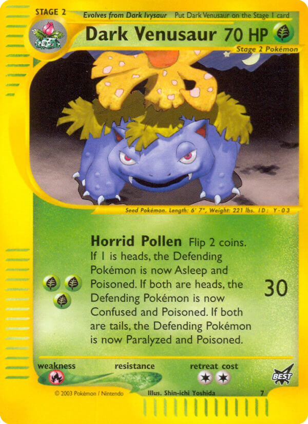 Dark Venusaur kartı