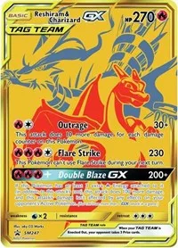 Reshiram & Charizard GX kartı