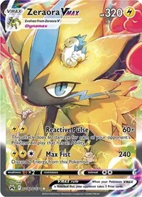 Zeraora VMAX kartı