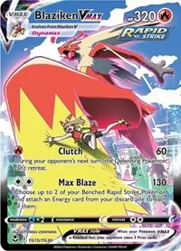 Blaziken VMAX kartı