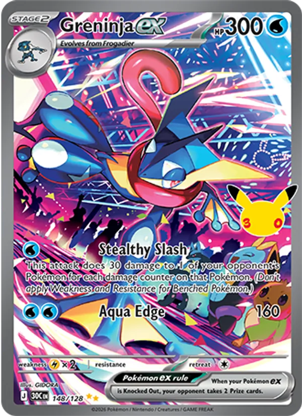 Greninja ex kartı