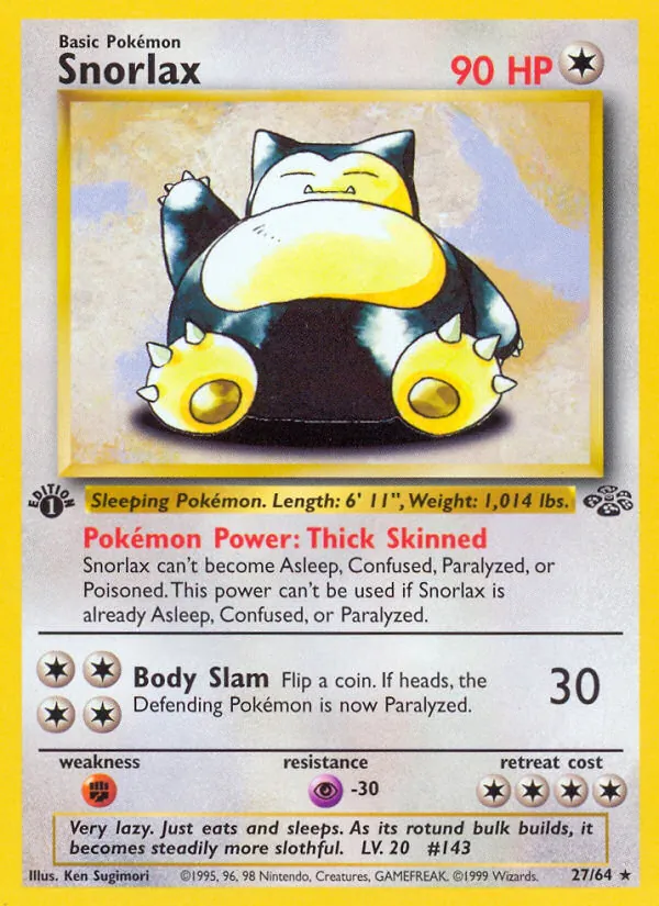 Snorlax kartı