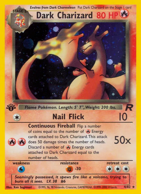 Dark Charizard kartı
