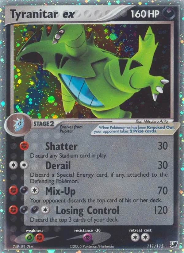 Tyranitar ex kartı