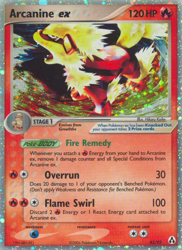 Arcanine ex kartı