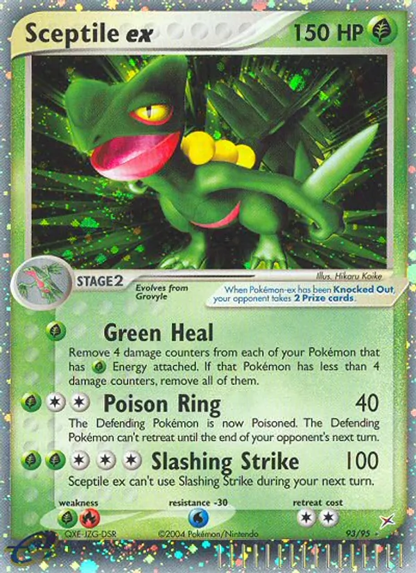 Sceptile ex kartı
