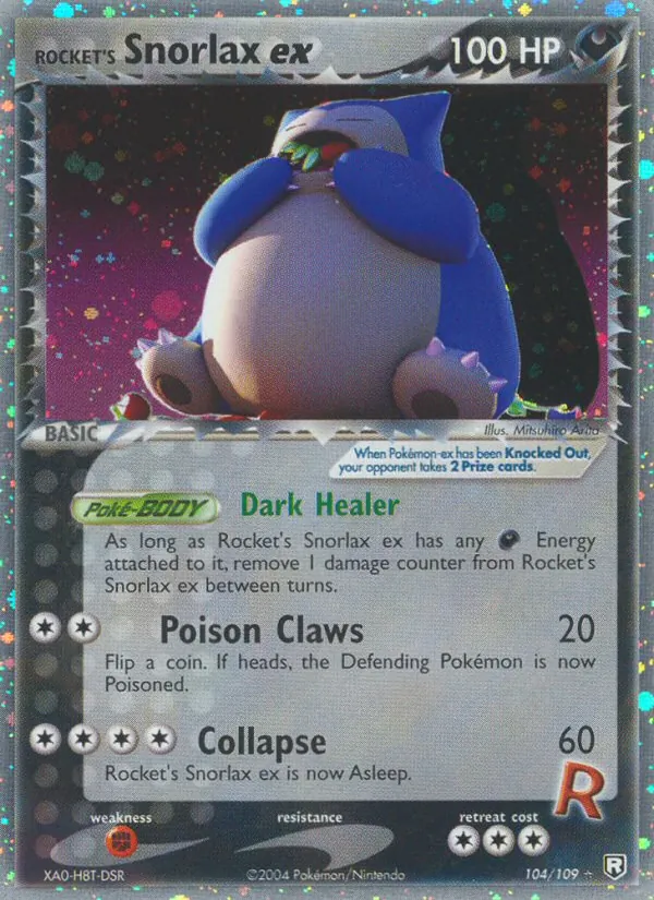 Rocket's Snorlax ex kartı