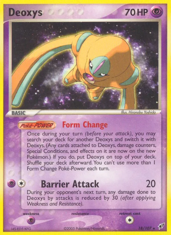 Deoxys kartı