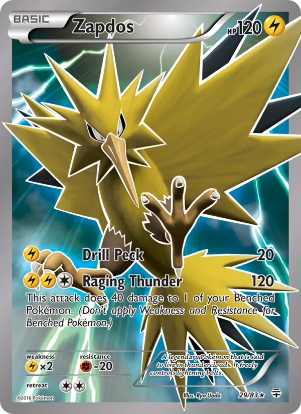 Zapdos kartı