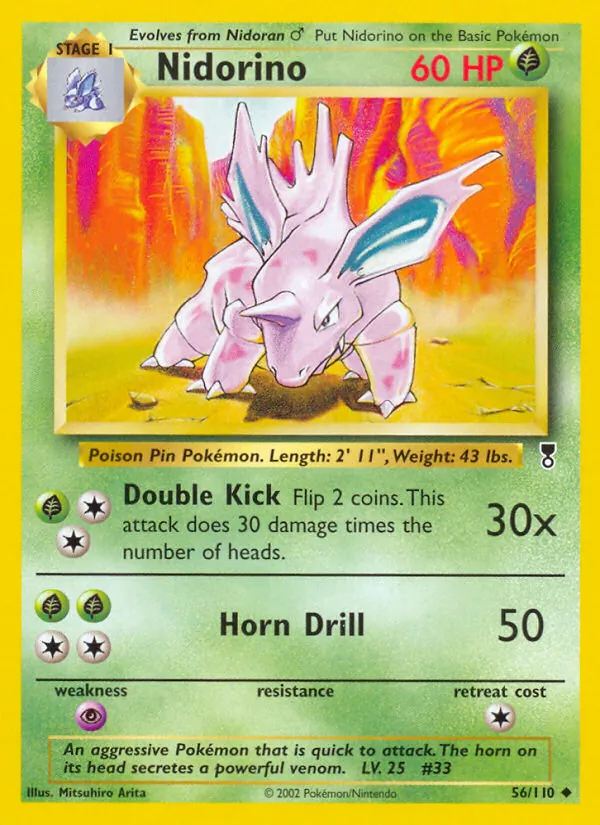 Nidorino kartı