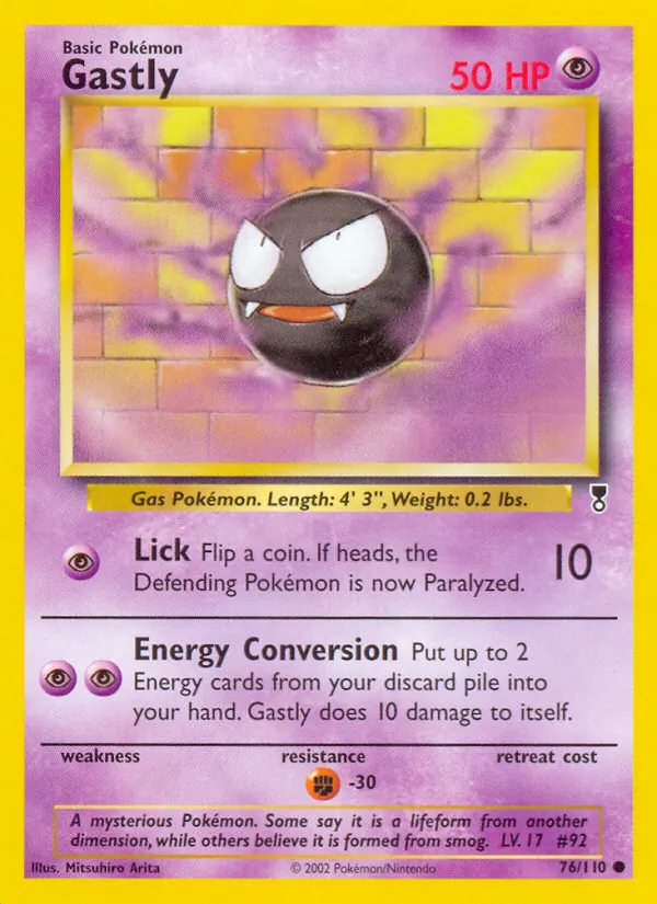 Gastly kartı