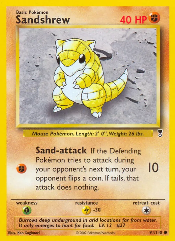 Sandshrew kartı