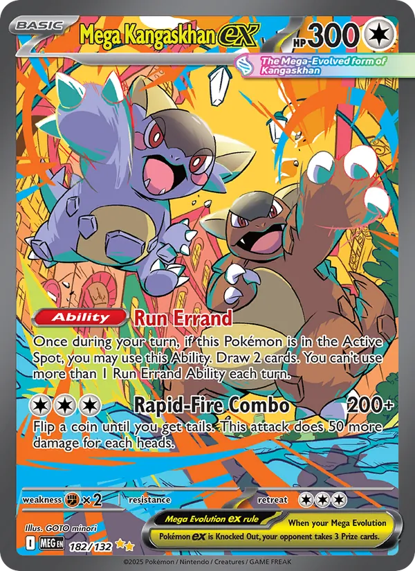 Mega Kangaskhan ex kartı