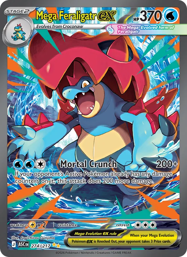 Mega Feraligatr ex kartı