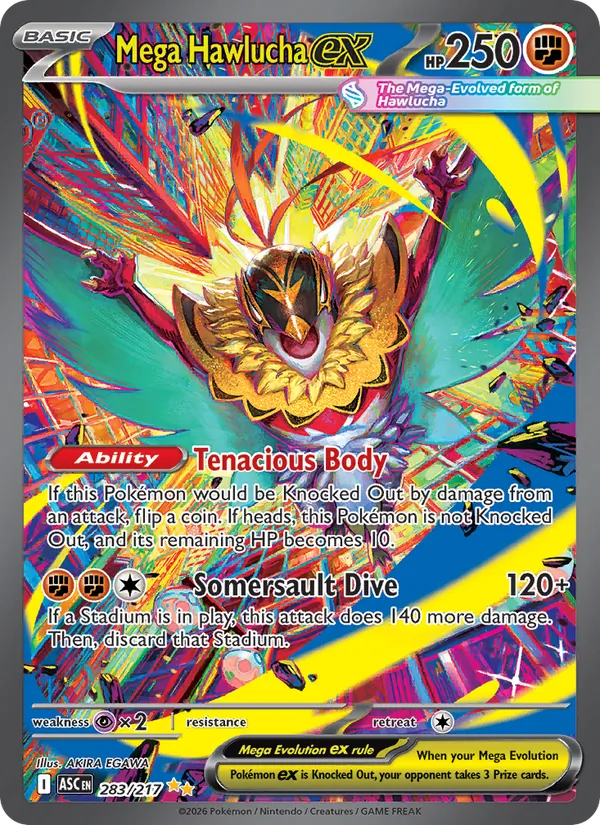 Mega Hawlucha ex kartı