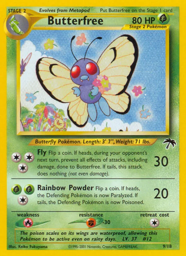 Butterfree kartı