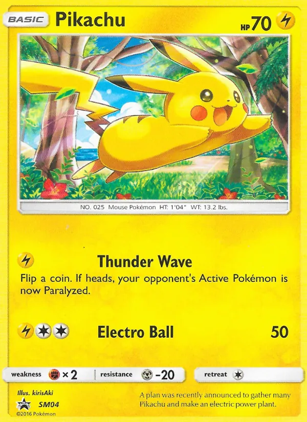 Pikachu kartı