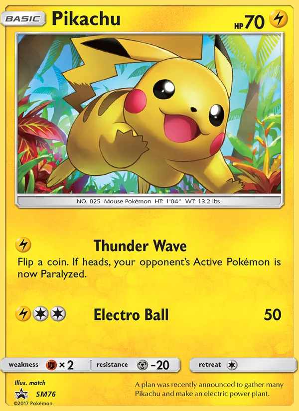 Pikachu kartı