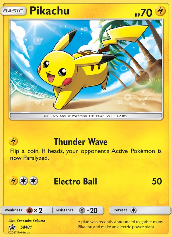 Pikachu kartı