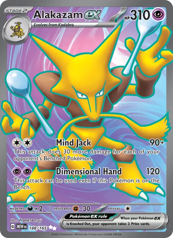 Alakazam ex kartı