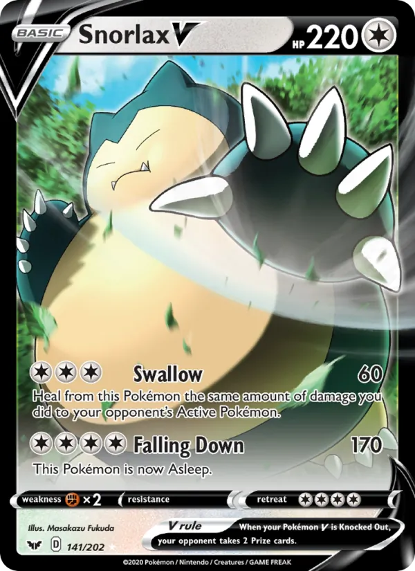 Snorlax V kartı
