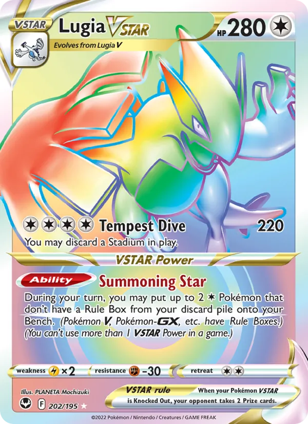 Lugia VSTAR kartı