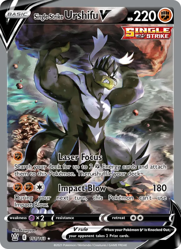 Single Strike Urshifu V kartı