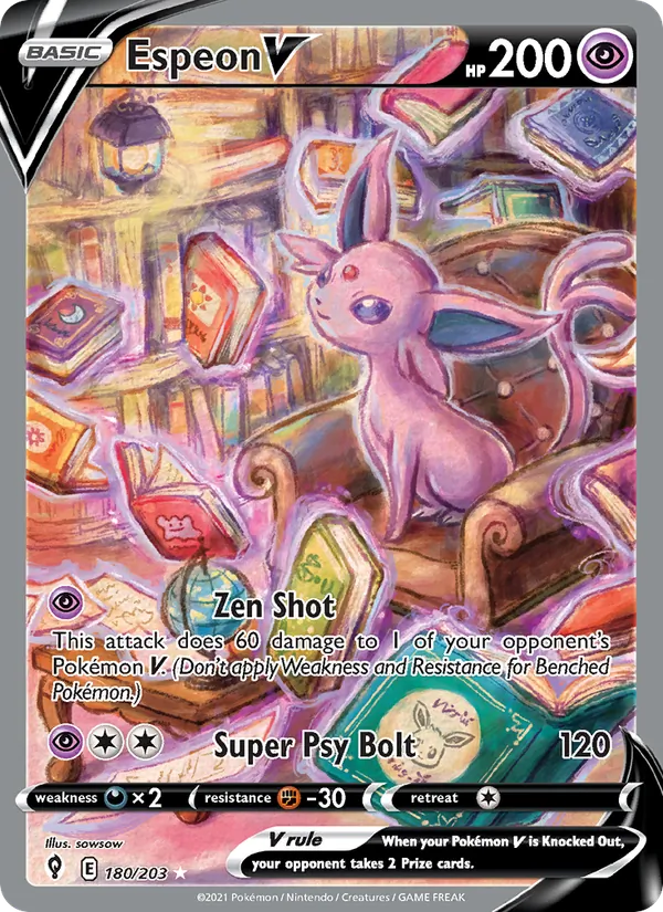 Espeon V kartı