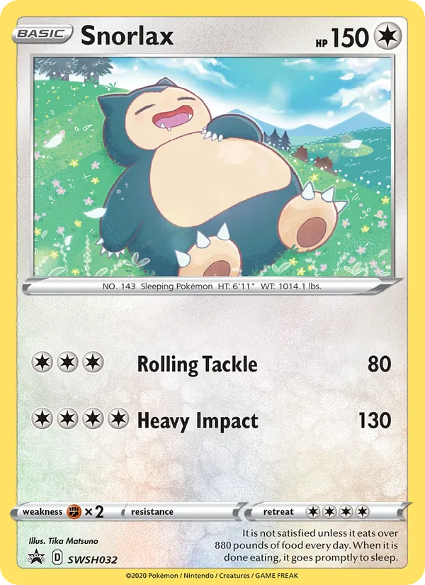 Snorlax kartı