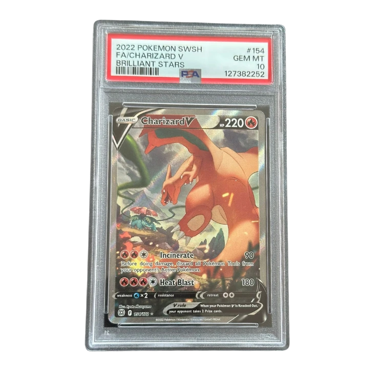 Charizard V · Brilliant Stars #154 · PSA 10