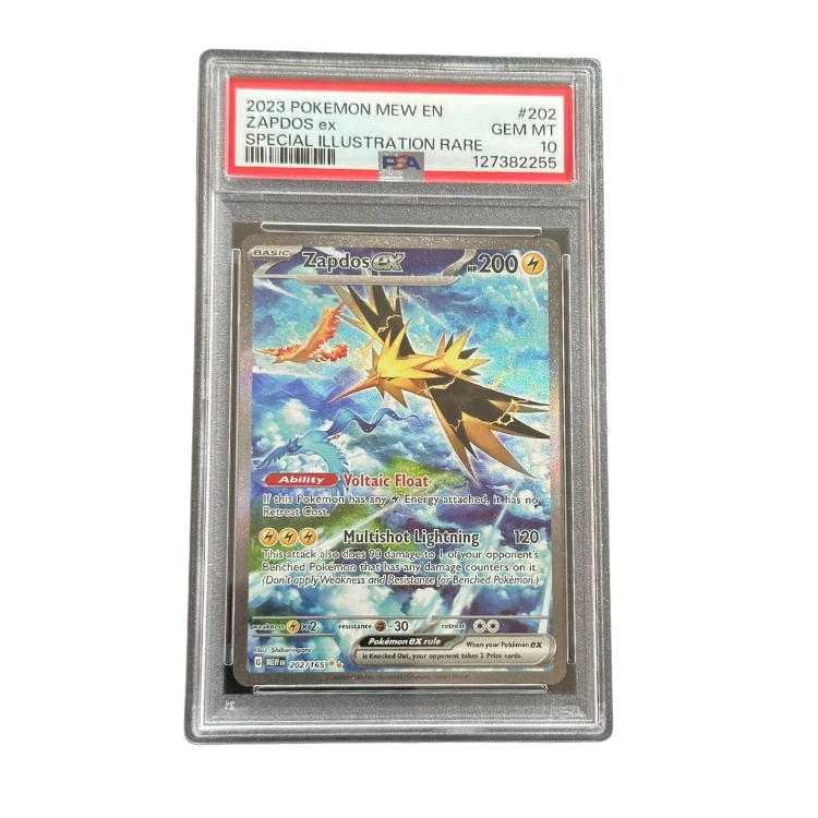 Zapdos ex · 151 #202 · PSA 10